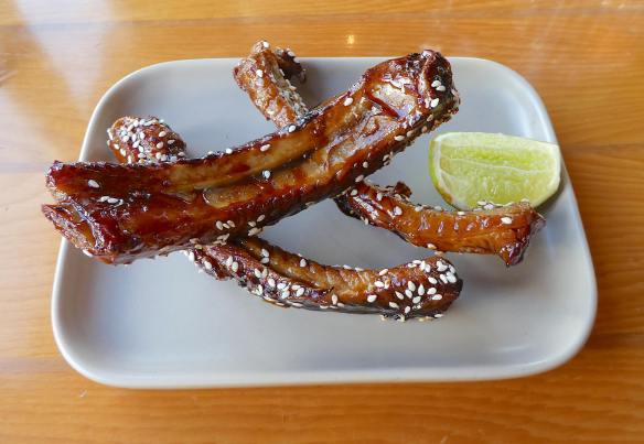 13.tea smoked spareribs with ginger &amp; soy glaze