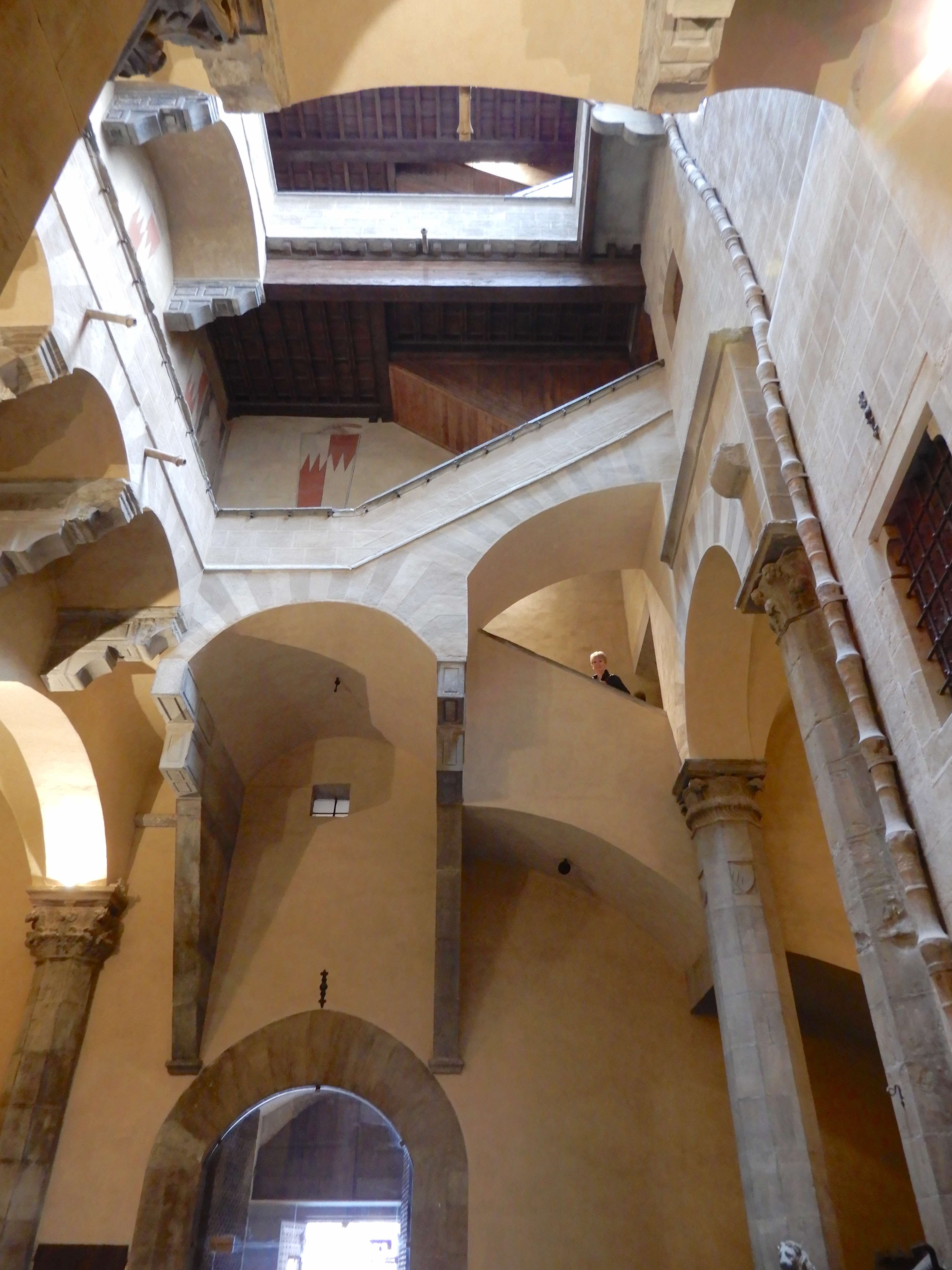 6.looking up from courtyard