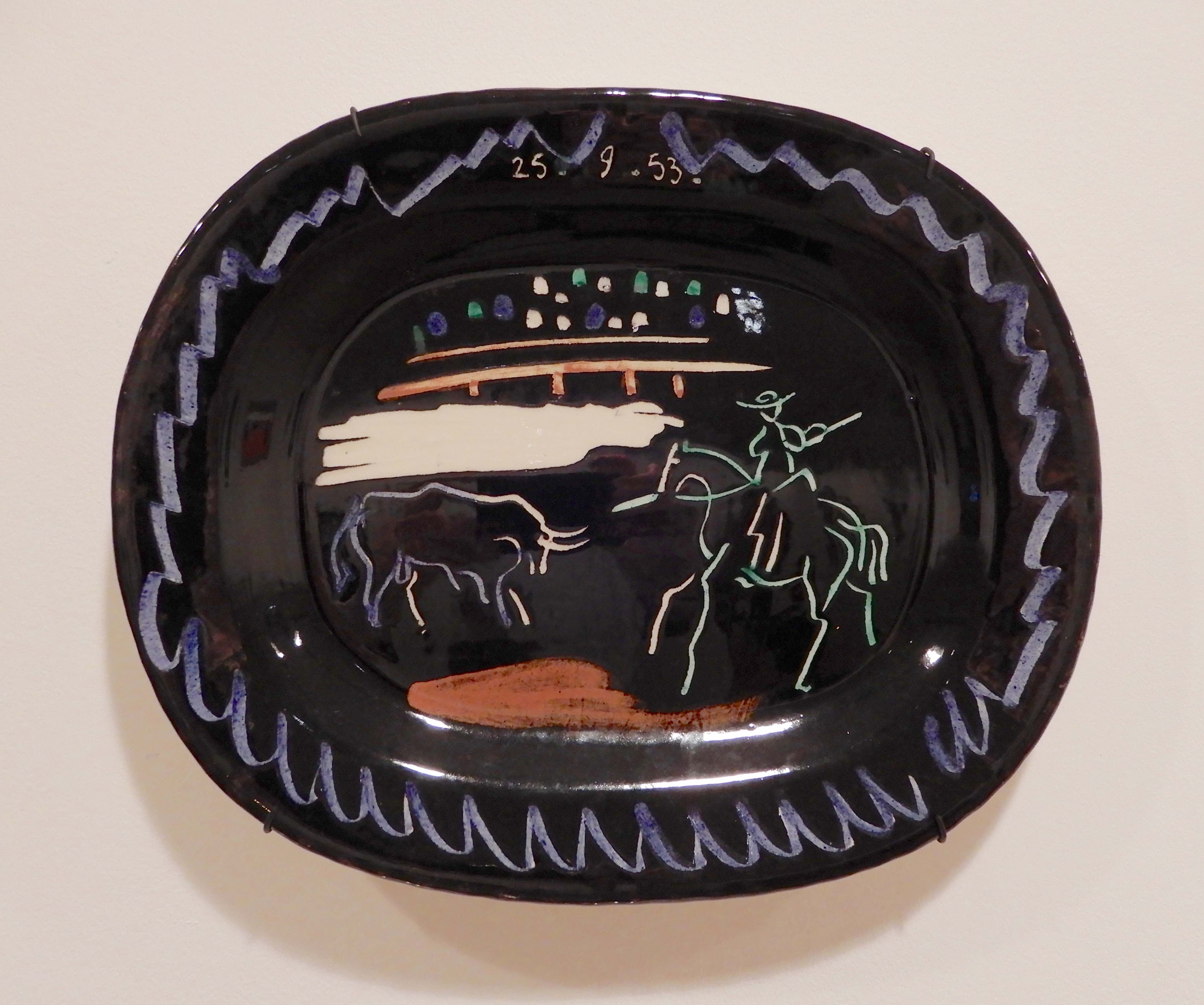 9.Corrida on Black Ground 1953