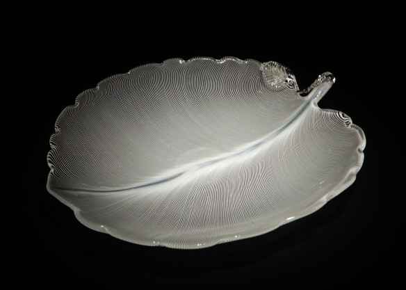 18.Venini &amp; Co leaf dish 1950